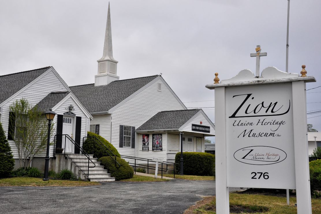 The exterior of Zion Union Heritage Museum on North Street in Hyannis. 