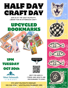 Half-Day Craft Day: Upcycled Bookmarks