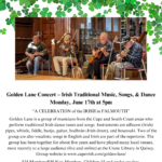 Golden Lane Concert: Irish Traditional Music, Songs, & Dance